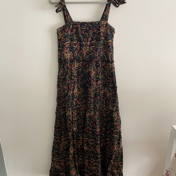 Sezane Annie Floral Maxi Dress Size 34 (US 2) - Picture 4 of 10